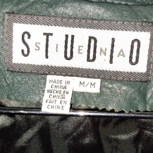 Womens STUDIO SIENNA leather jacket - Picture 2 of 3